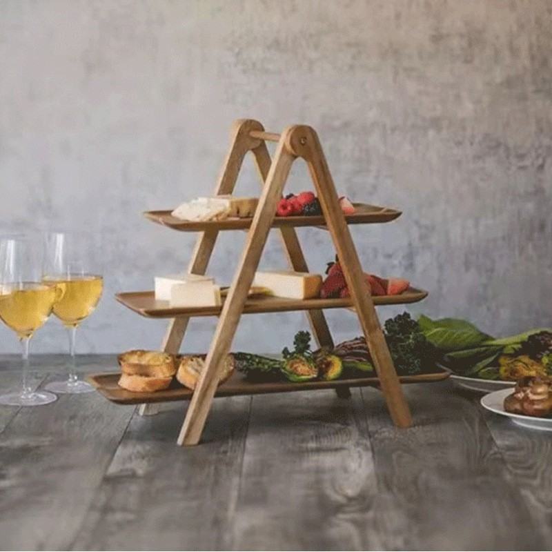 Tea Table Snack Display Fruit Plate Snack Storage Accessories