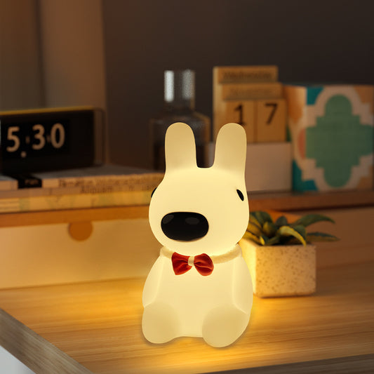 Fashion Creative Dog Charging Small Night Lamp