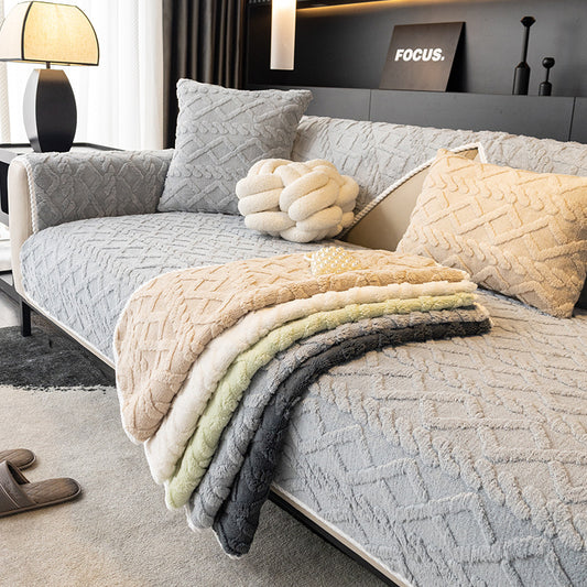 Thickened Plush Sofa Cushion For Home Use