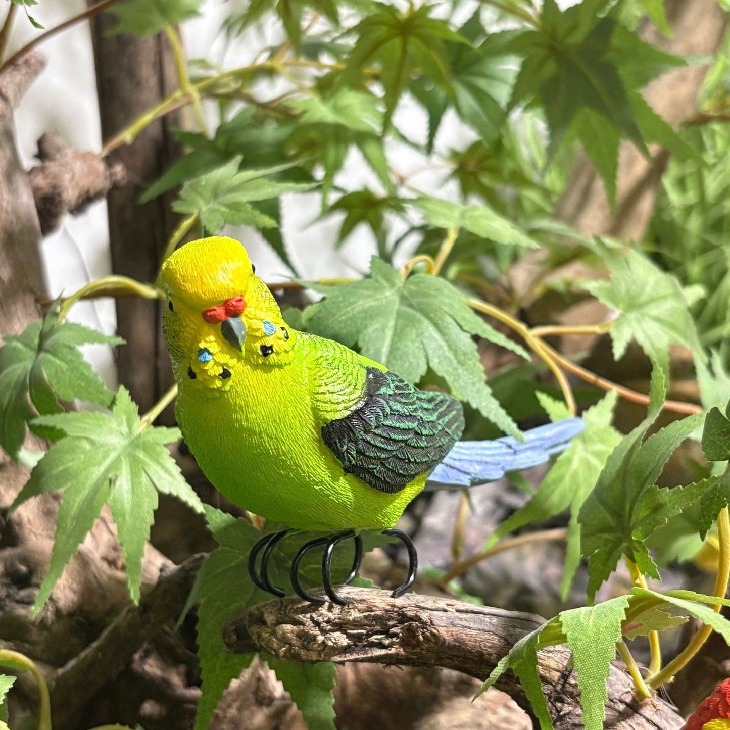 Resin Parrot Couple Bird Home Decor Ornament