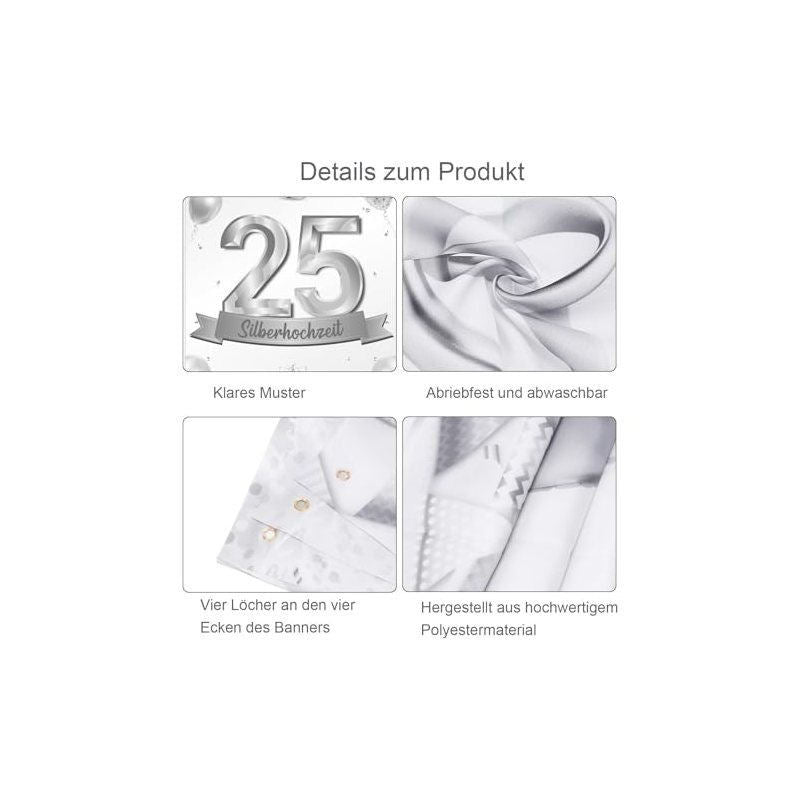 Silver Door Curtain For Special Anniversary Celebrations - Elegant Decorative Element For Festive Occasions - Party Accessory Set