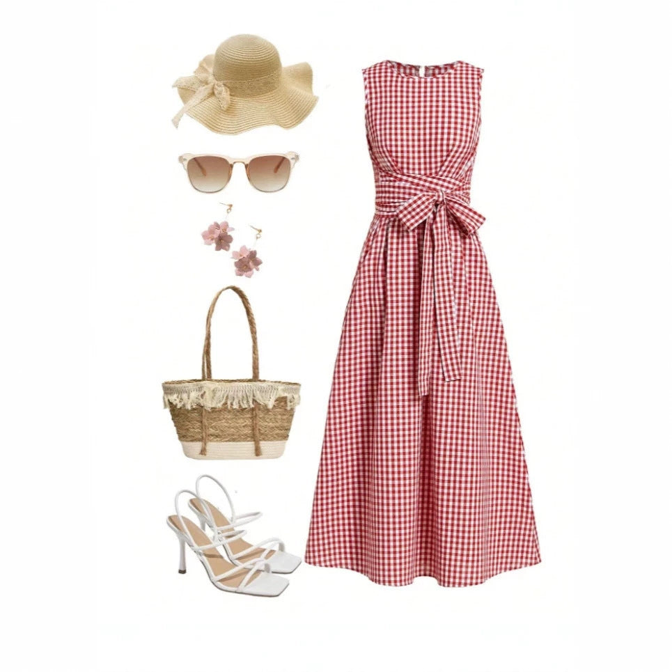 Bohemian Romantic Floral Resort Style French Inspired New Dress