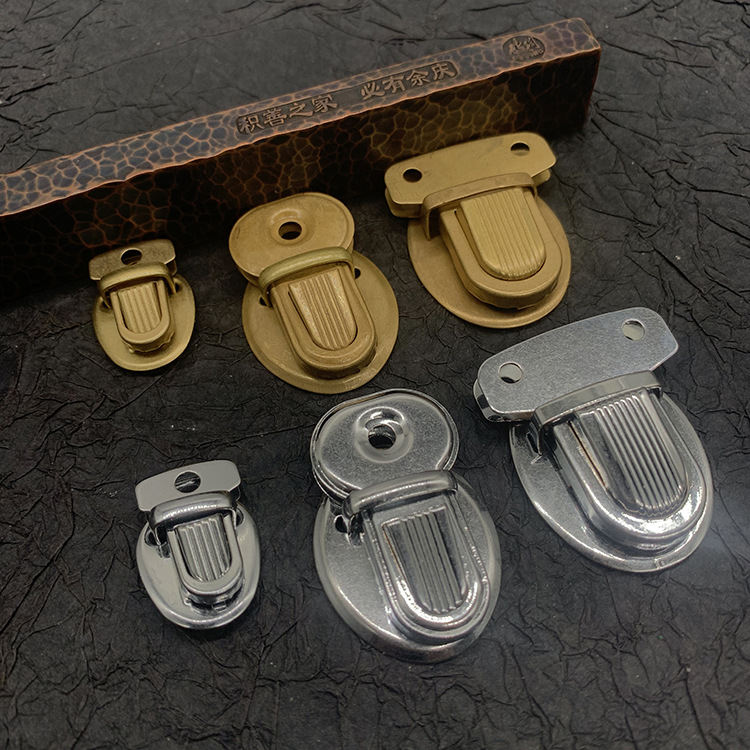Pure Copper Plug-in Lock Leather Creative Accessories