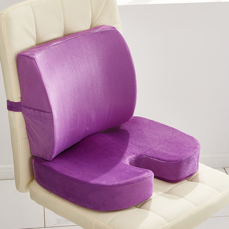 Memory Foam Lumbar Support Cushion For The Office And Car