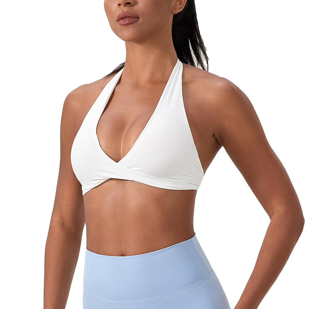 European And American Yoga Women's Halter Beauty Back Running Workout Underwear