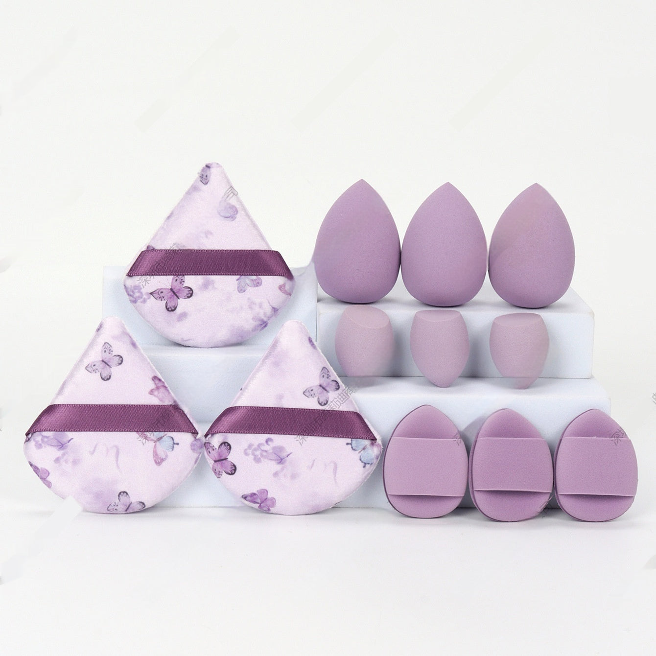 12-piece Makeup Sponge Puff Set
