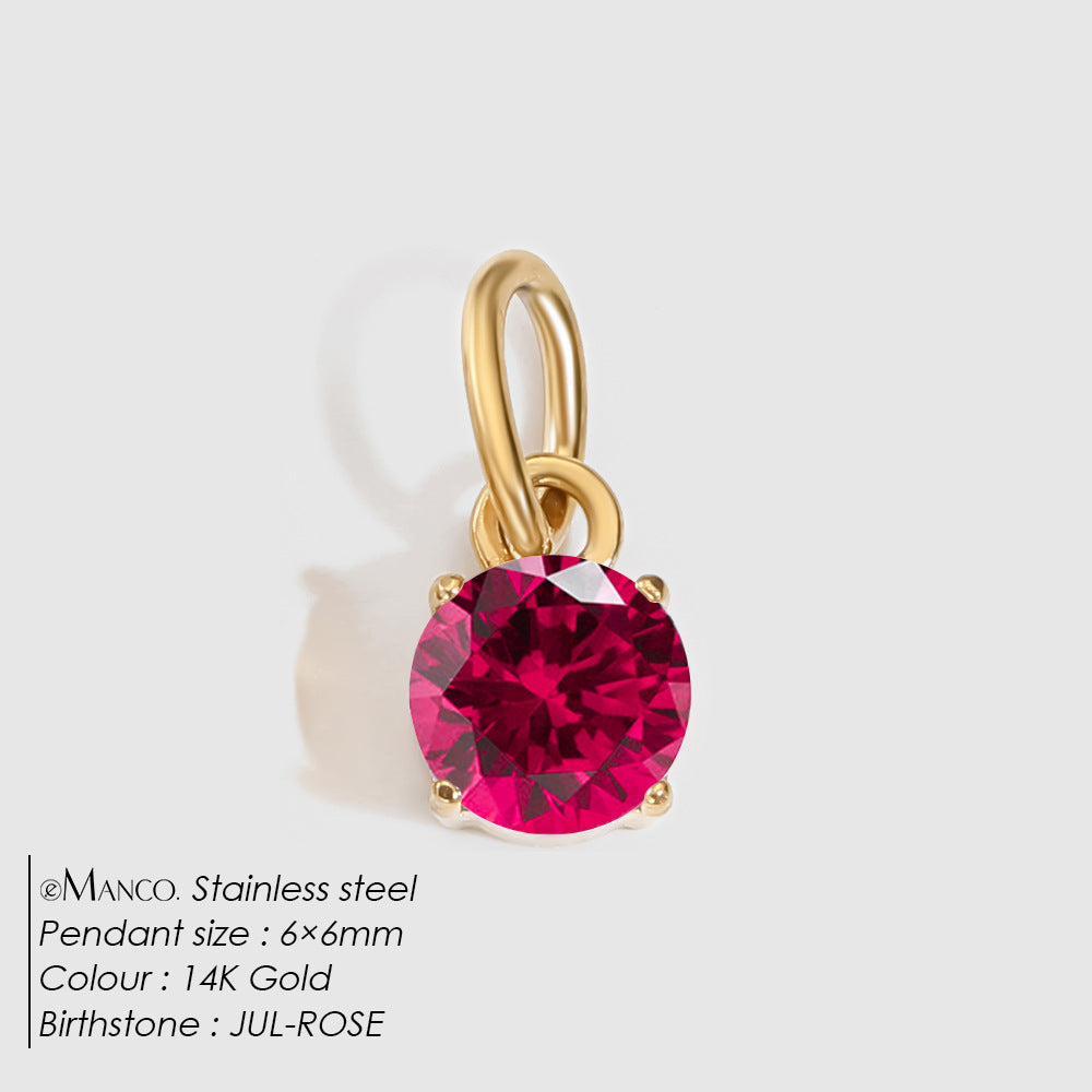 DIY Jewelry Accessories Stainless Steel Pendant Charms