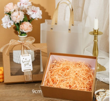 Gift box-Wood color-1 piece-Carton packed
