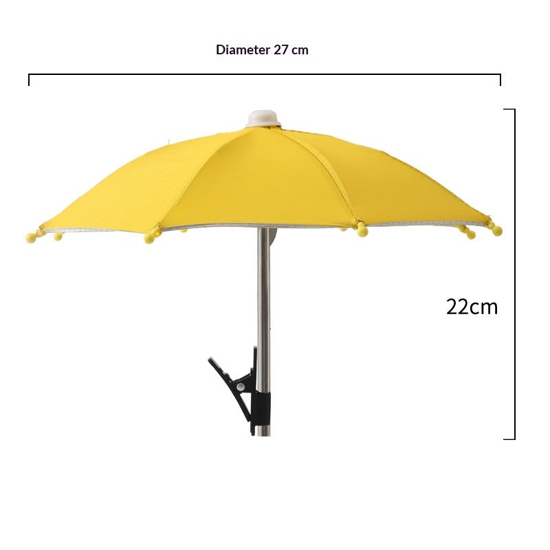 Phone Holder Umbrella Clip Outdoor Umbrella Phone Mount