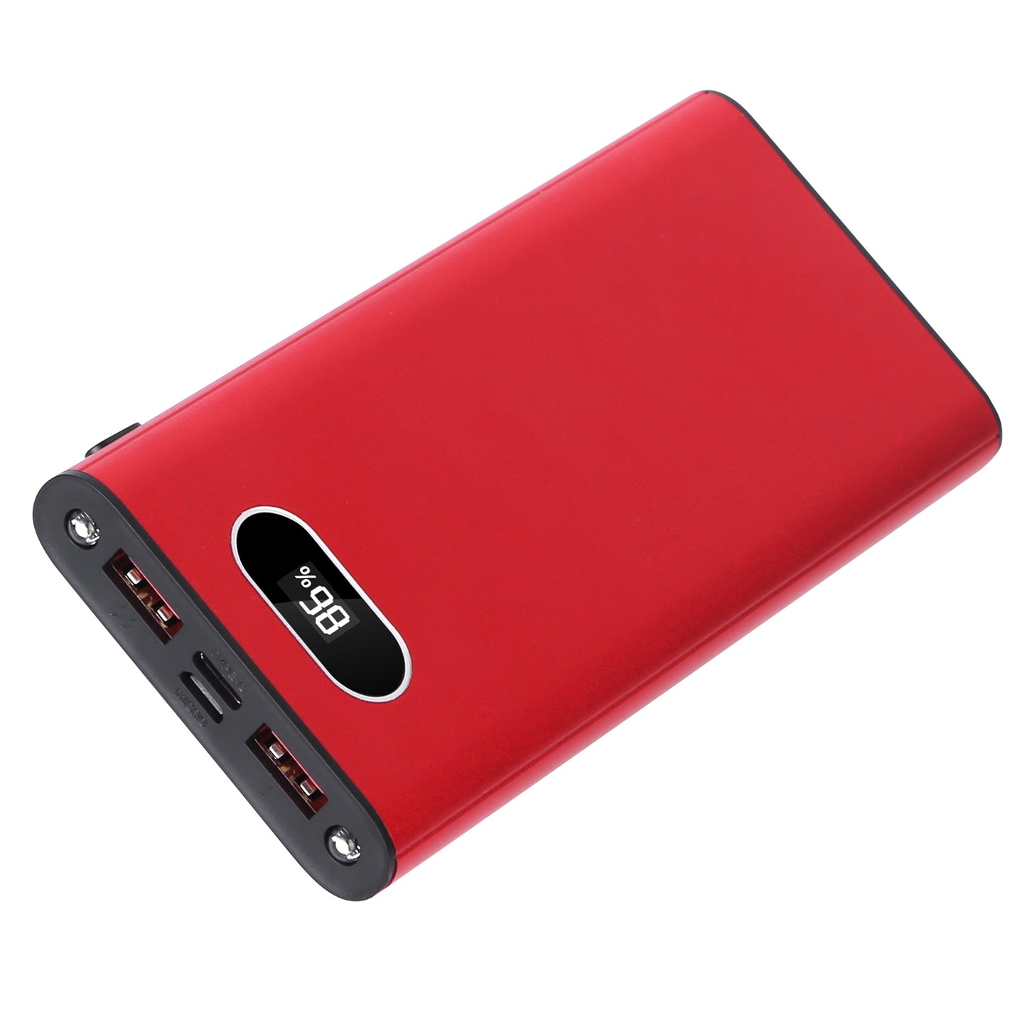 Green-Black-Red Color Options -- 1Pc 20000Mah Power Bank Portable Charger External Battery Pack 22.5W Super Fast Charging With LED Display Flashlight Fit For IOS Phone
