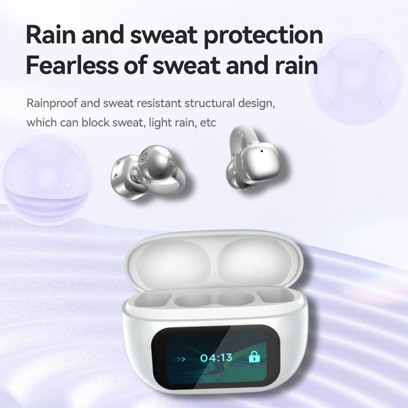 Ear-mounted AI Smart Headset Large Power Touch Screen Bluetooth Headset