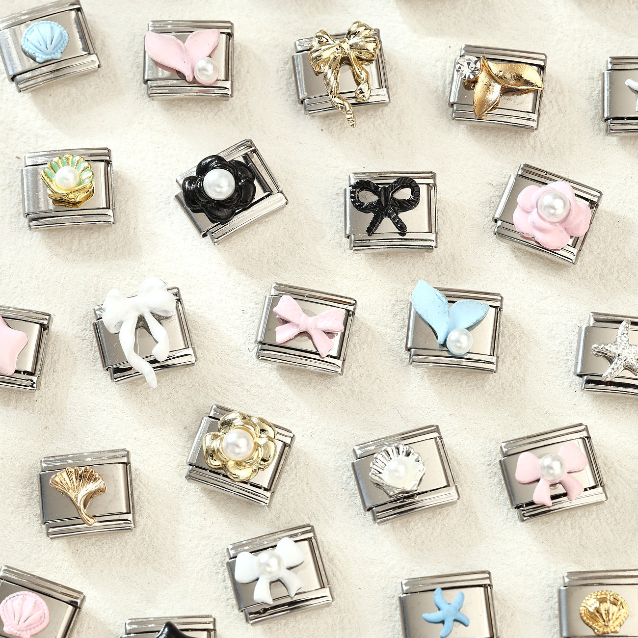 Italian Stainless Steel Modular Bracelet Accessories