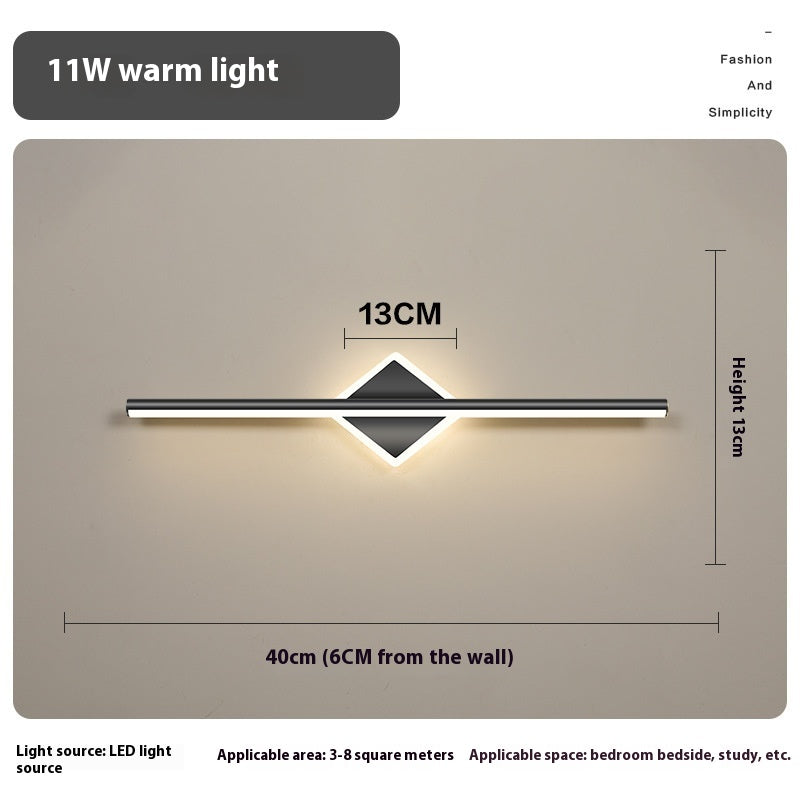Makeup Mirror Dressing Table Led Fill Light Simple Wall Lamp
