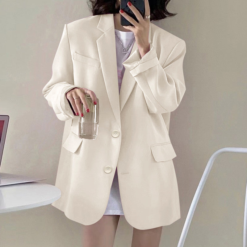 Korean-style British-style Suit Womens Coat