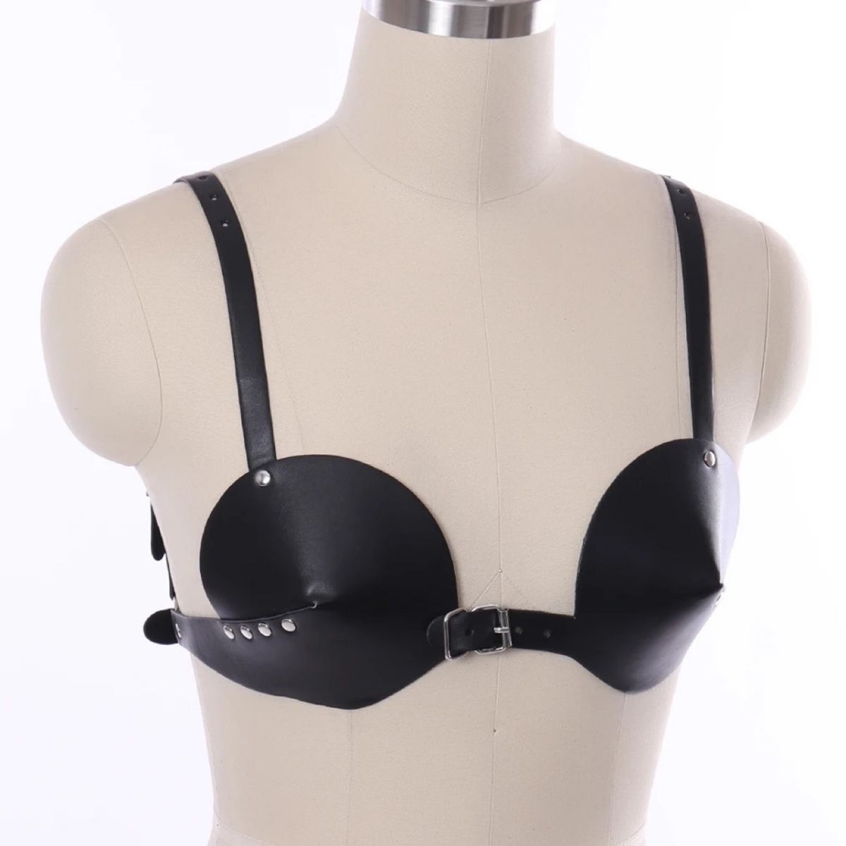 Flirting Toys Leather Chest Cover Wear Bondage And Discipline Sex Toys