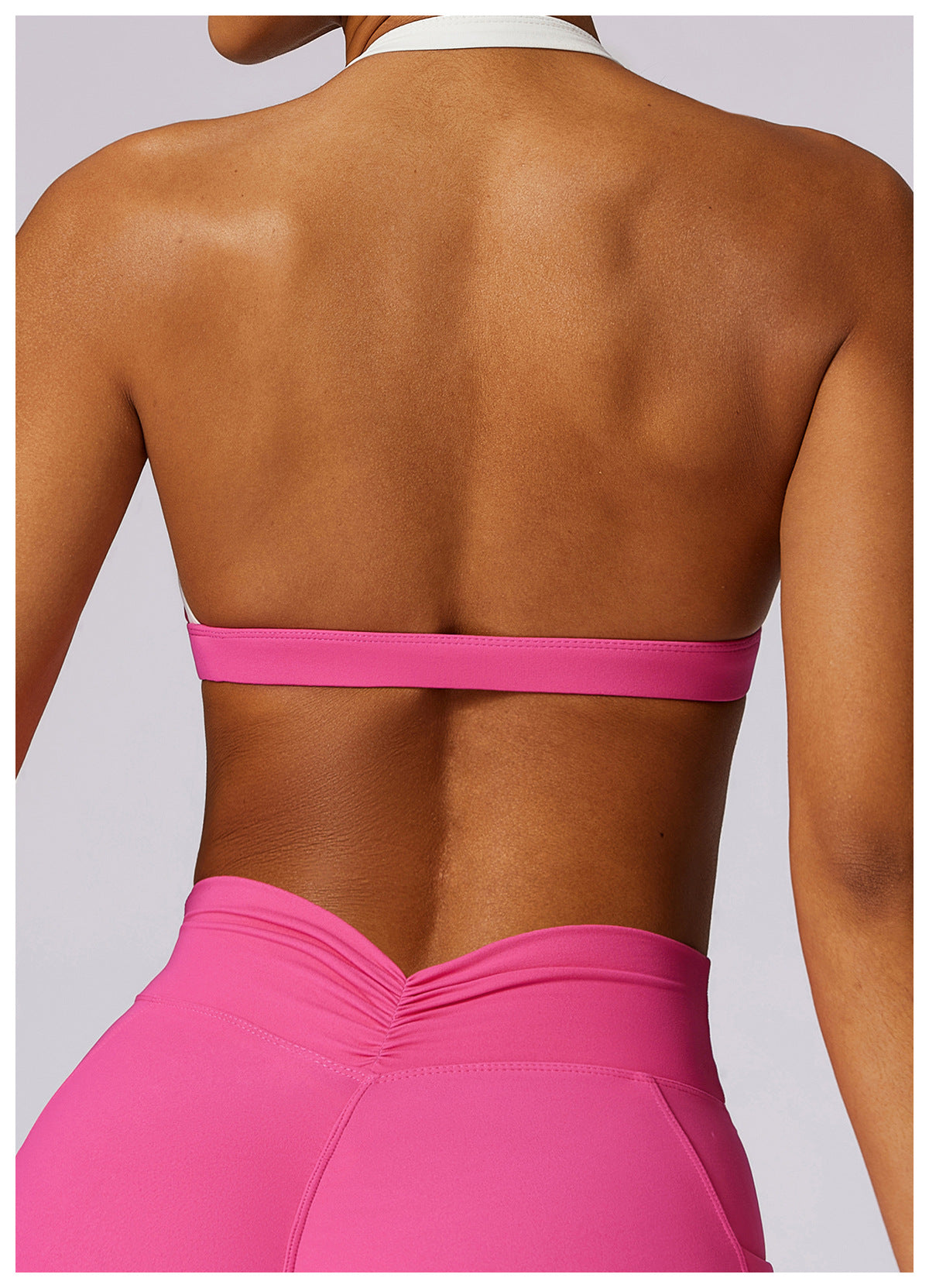 Halter Shockproof Beauty Back Yoga Bra
