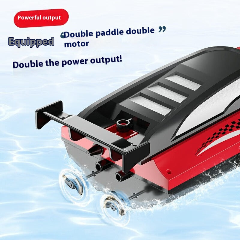 Remote-control Ship Electric Toy Charging Speedboat Double Propeller