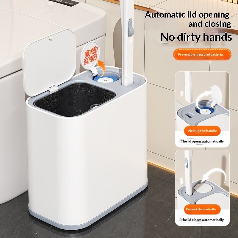 Wheeled Mobile Restroom Trash Bin