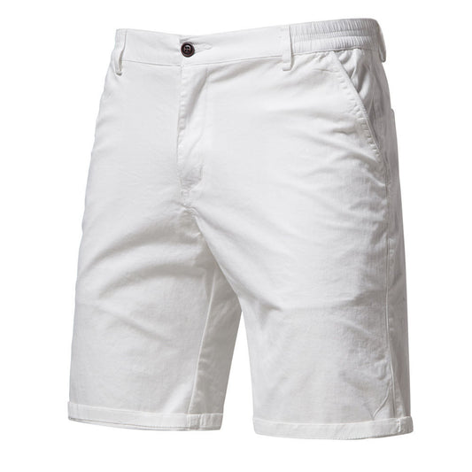Summer Cross-border Comfortable Casual European And American Loose Straight Shorts Solid Color Sports Fitness Five Quarter Pants For Foreign Trade