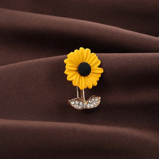 Sunflower Corsage Suit Shirt Accessories Brooch Accessories