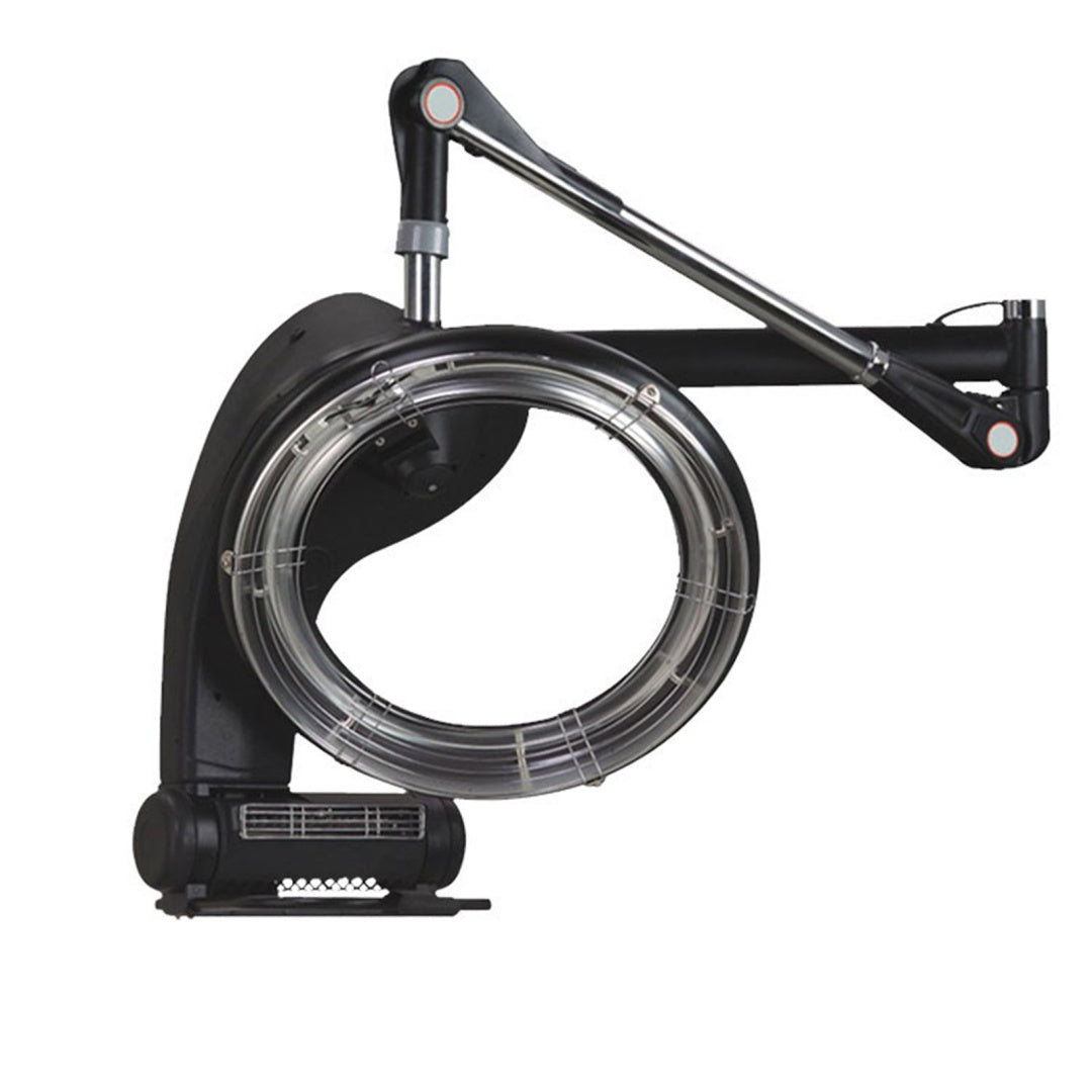Standing Hair Dryer Accelerator Colour 360 Rotating Halo Rolling Salon EquipmentStanding Hair Dryer Accelerator Colour 360 Rotating Halo Rolling Adjustable Height 110-165cm Salon Equipment 2 2m Cord