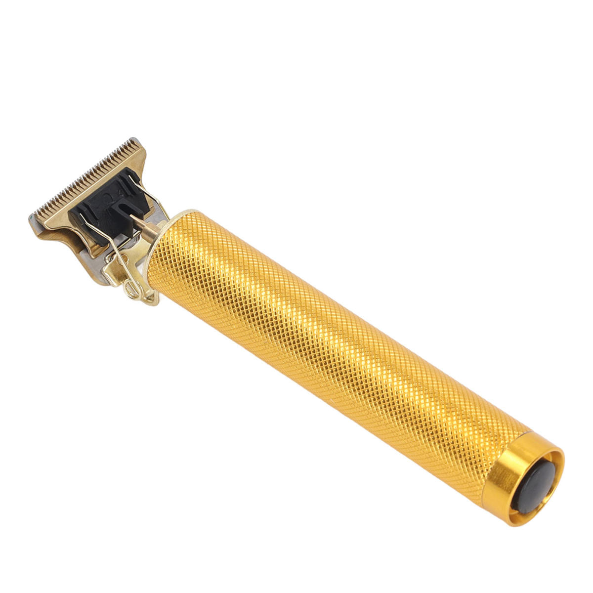 Professional Cordless Hair Trimmer T Blade Aluminium Alloy Rechargeable Hair Grooming Hair Clipper Golden