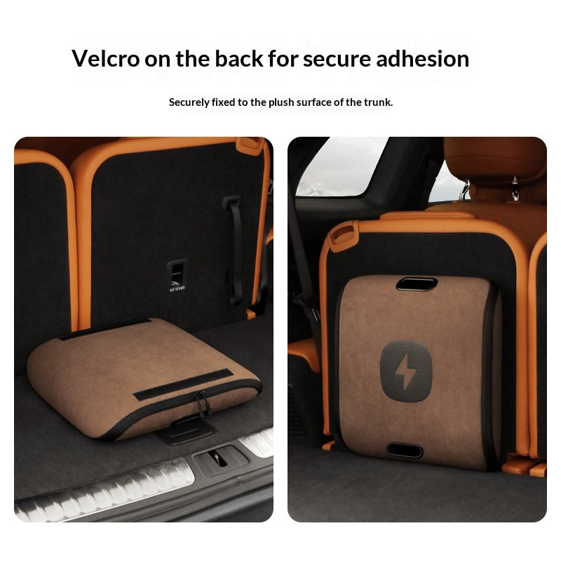 Car Charging Gun Storage Bag Electric Vehicle Onboard Charger Storage Box