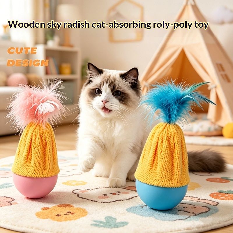 Actinidia Polygama Pet Tumbler Cat Toy