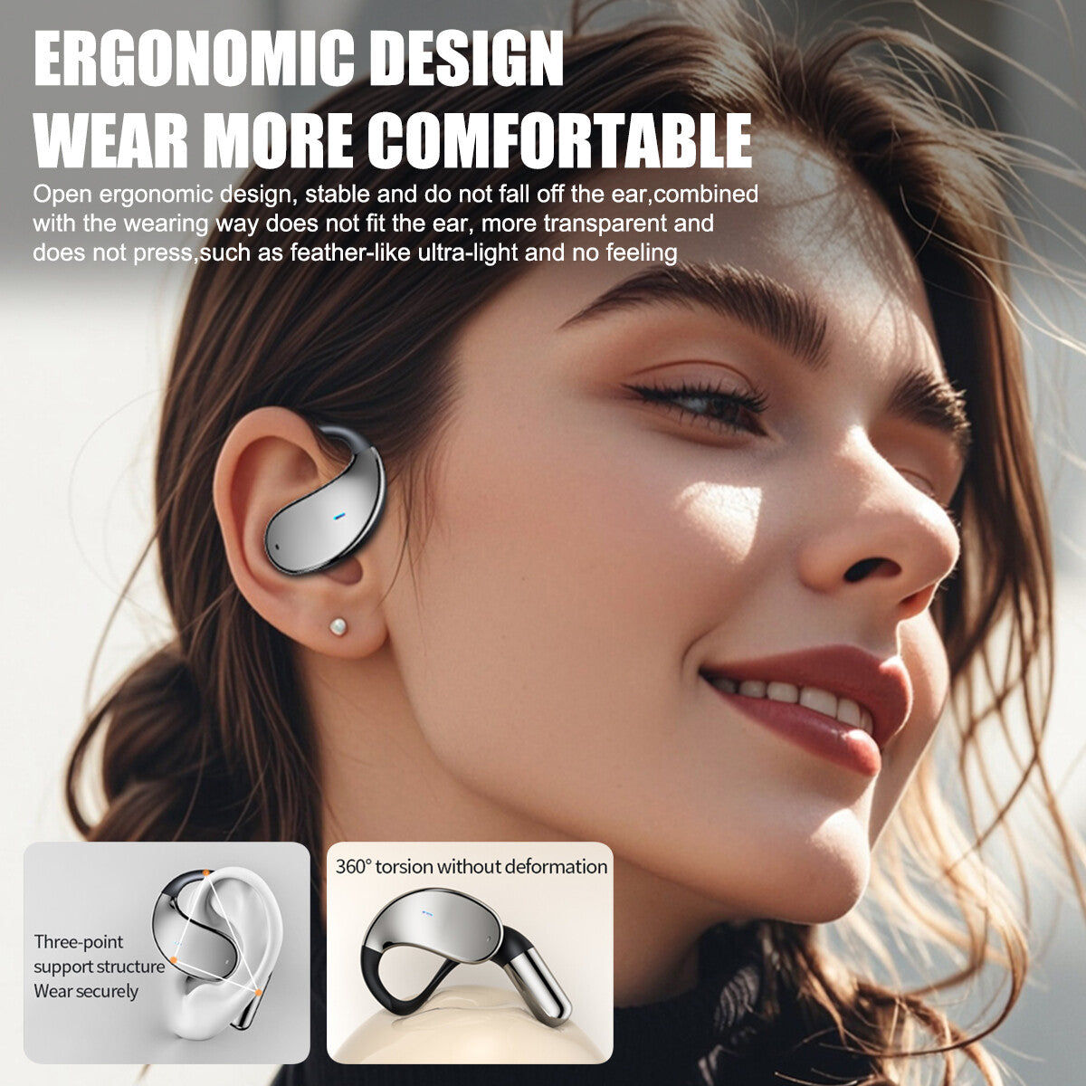 Translator Earbuds 144 Languages Bluetooth Two-Way Real Time Smart Translation