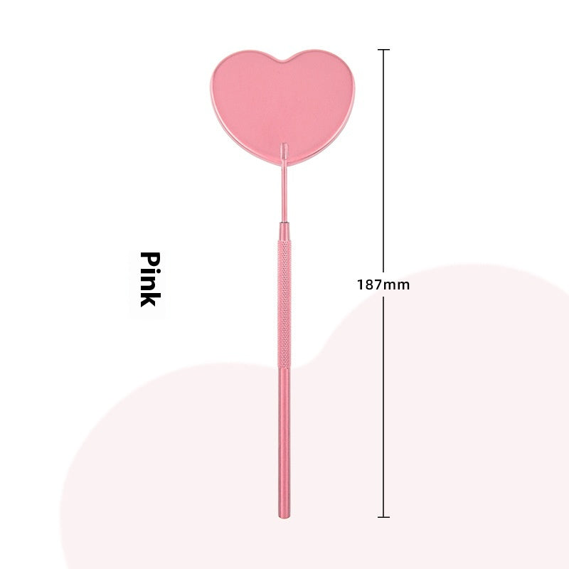 Stainless Steel Grafting Eyelash Mirror Beauty Tools