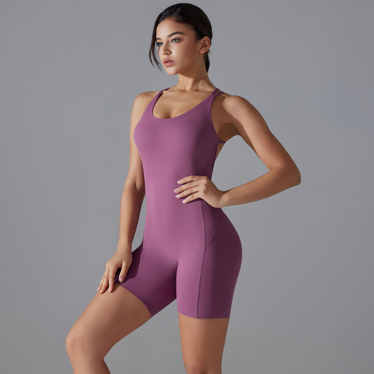Shaping One-piece Shorts Yoga Clothes One-piece Belly Contracting