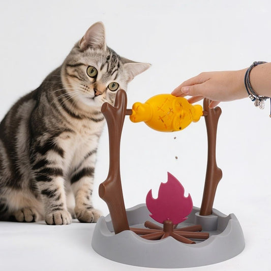 Cat Toy Self-Hi Relieving Stuffy Artifact Freeze-dried Leakage Food Feeder