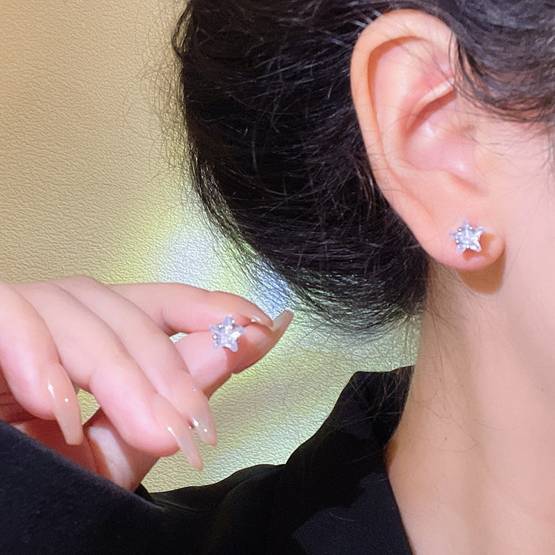 Niche Design S925 Silver Pearl Stud Earrings Women Minimalist Elegant Unique Fashion Jewelry
