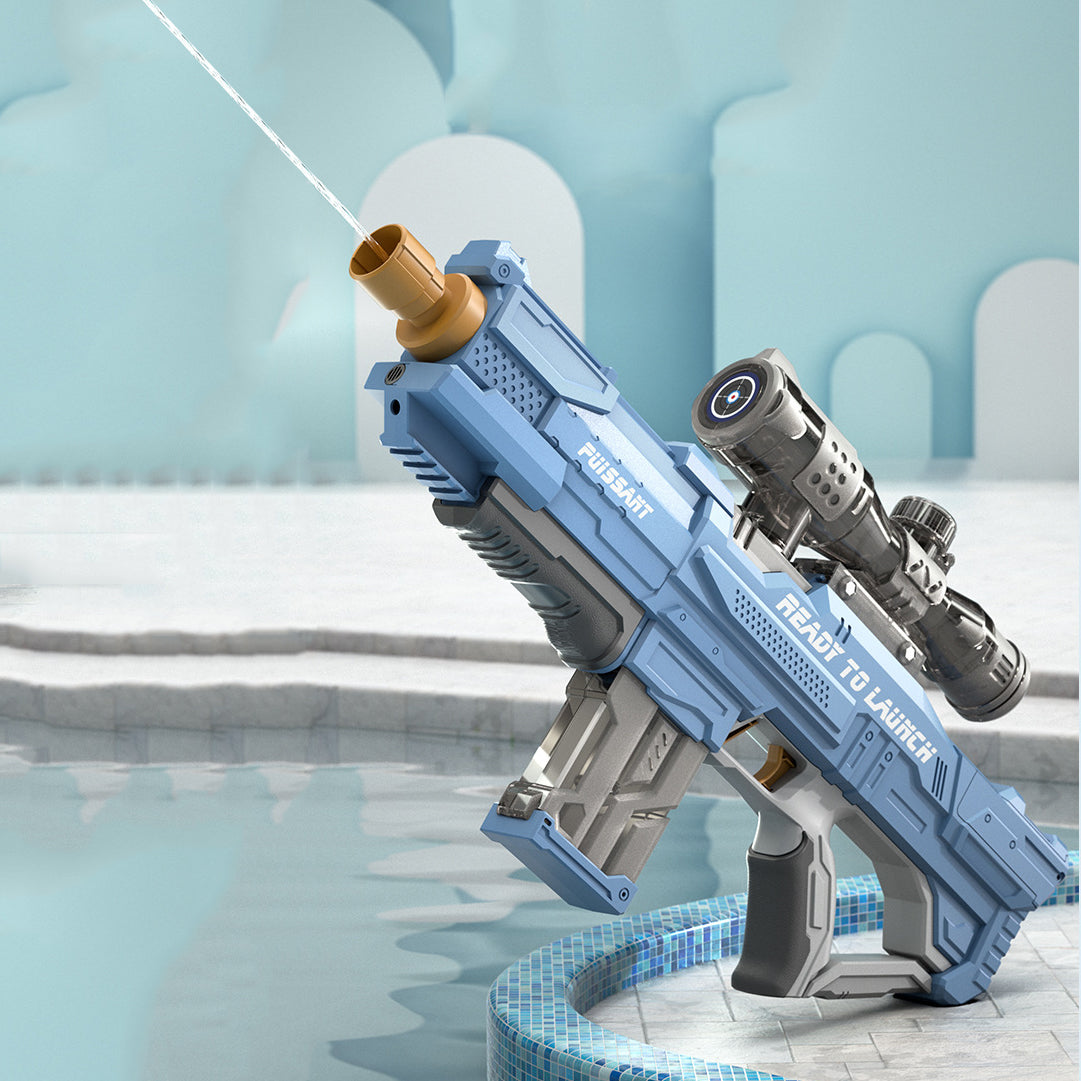 Outdoor Electric Water Gun Squirt Blaster Soaker Summer Pool Toy Auto Suction Xmas Gift