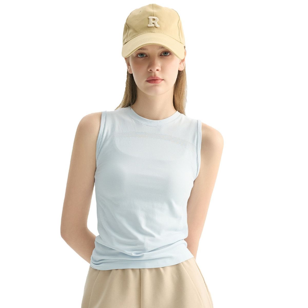 Womens Sleeveless Outerwear Pilates Fitness Top