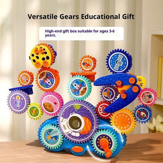 Electric Building Blocks Changeable Gear Children's Toys 3 To 6 Years Old Birthday Gift For Boy