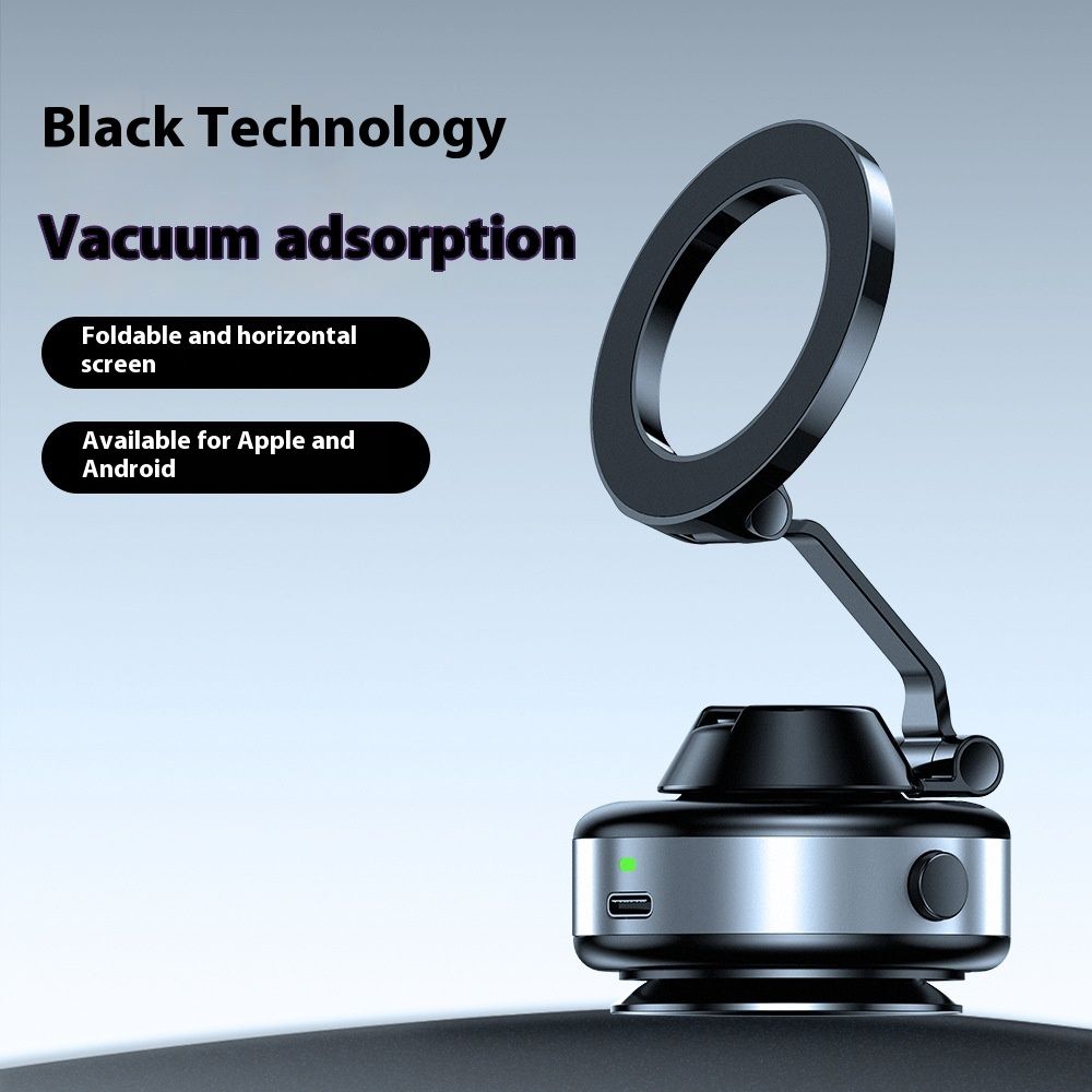 Electric Magnetic Portable Car Folding Suction Cup Mobile Phone Bracket