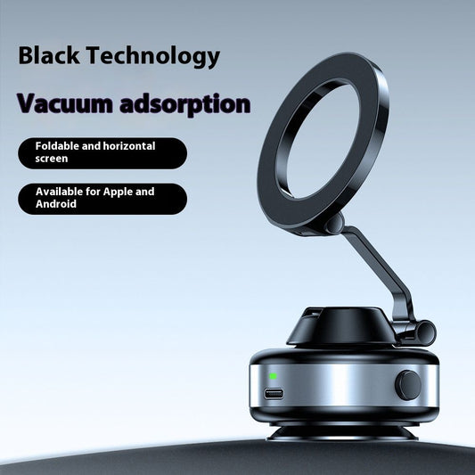 Electric Magnetic Portable Car Folding Suction Cup Mobile Phone Bracket