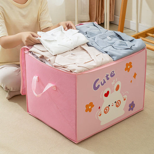 Large Collapsible Storage Box Foldable Jumbo Storage Chest Kids Room Toy Box