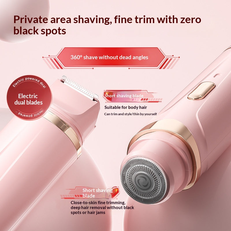 Womens Private Area Pubic Hair And Underarm Hair Full-body Shaving Razor