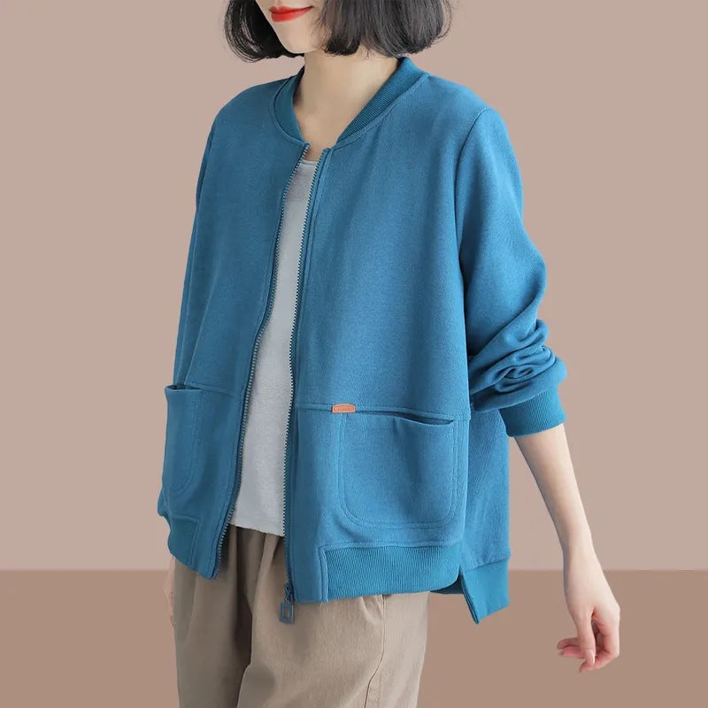 Women's Korean-style Loose Baseball Uniform