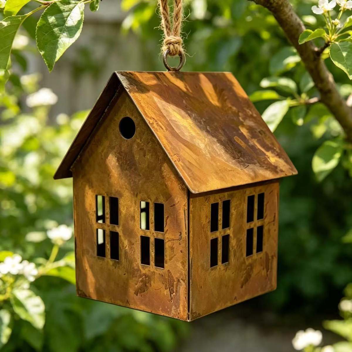 Holiday-themed Courtyard Decoration Lantern Candle Holder