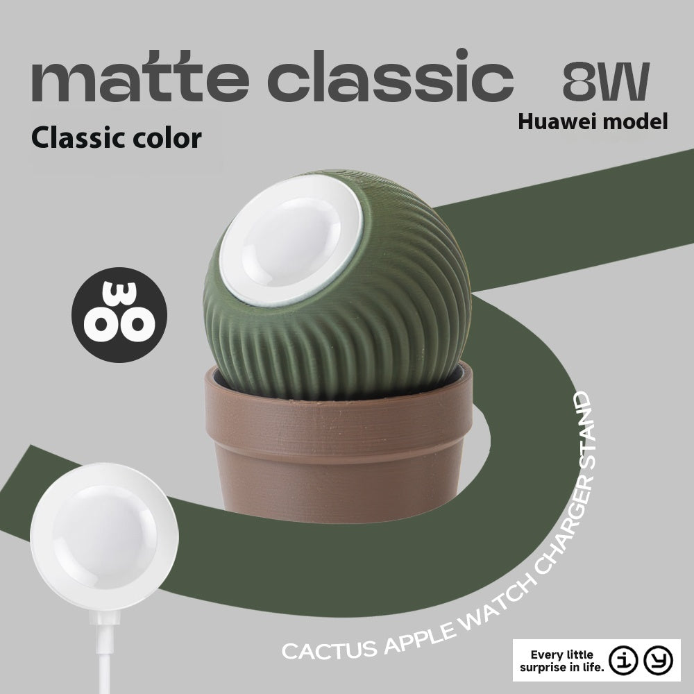 Watch Charging Base Cactus Desktop Succulents Ornaments