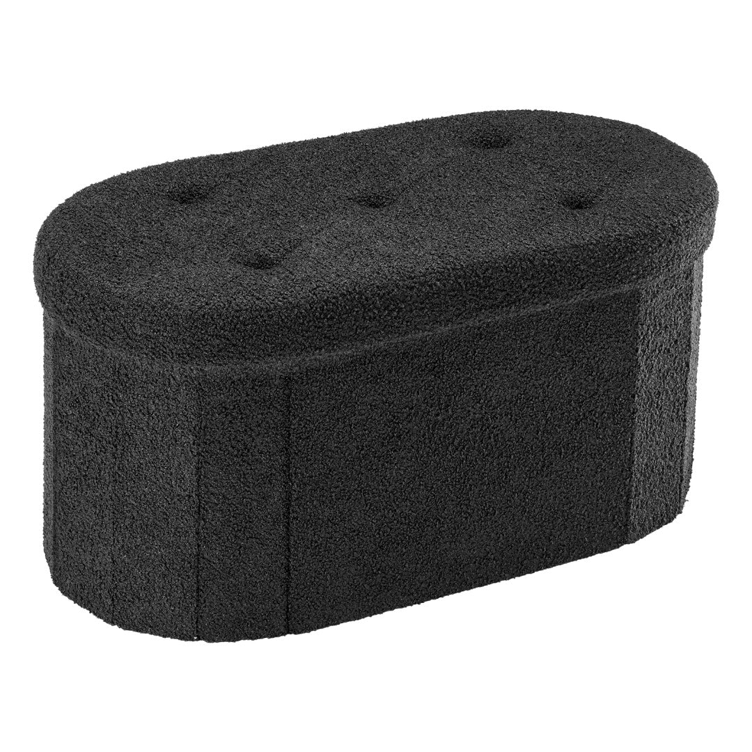 43-inch Foldable Footpad With Storage Function, Multi-functional Home Bench