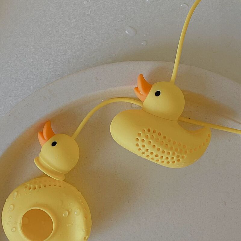 Tea Flower Tea Filter Duck Silicone Tea Infuser