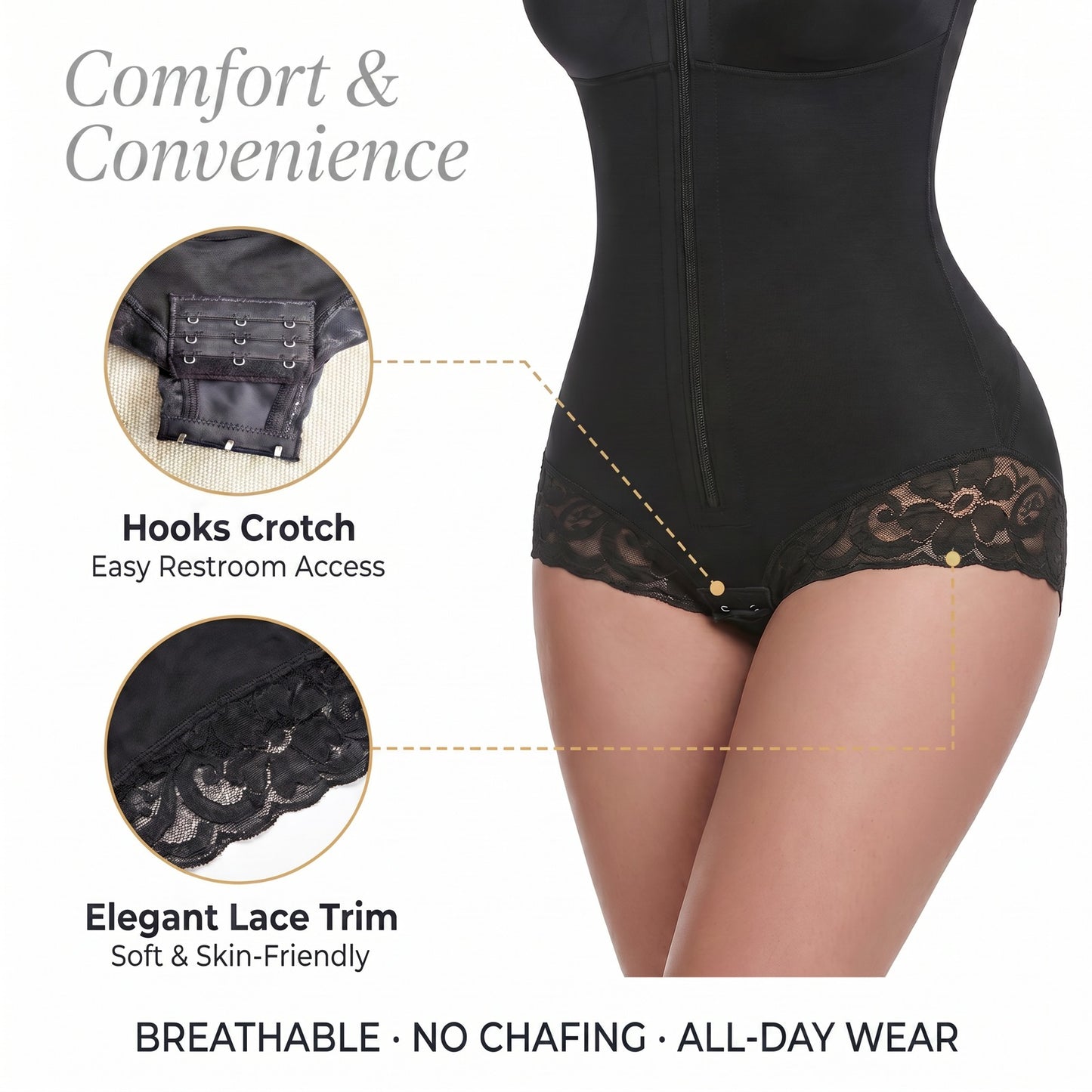 Fajas Colombianas Moldeadoras Shapewear Tummy Control For Women Body Shaper Girdles Compression GarmentKey Features
