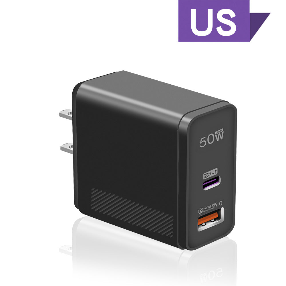 50W Super Fast Charging EUUSUK Standard Charger