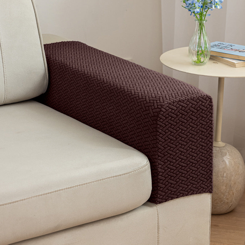 Thickened, Dirt-Resistant Home Fabric Simple Solid-Colored Armrest Covers