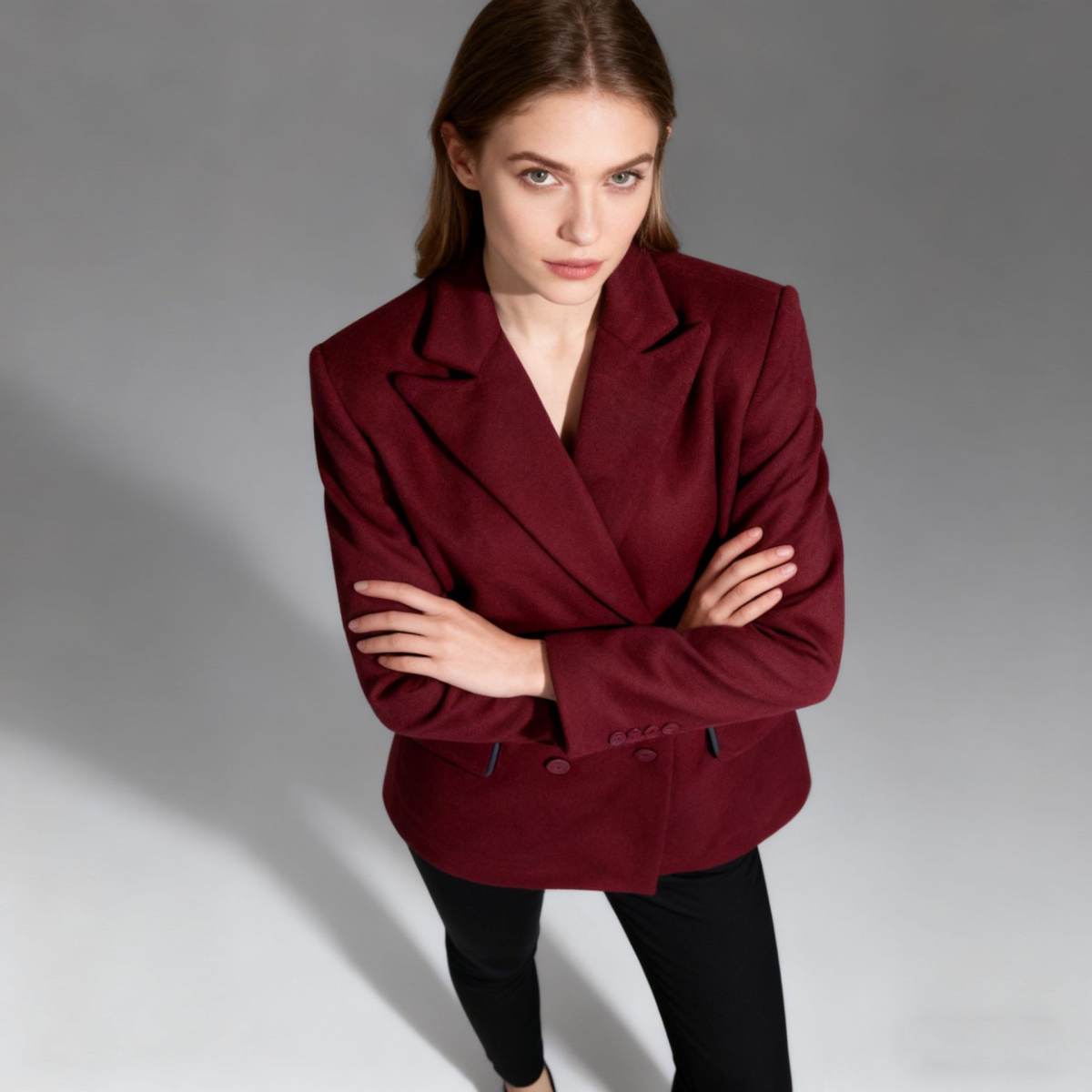 Korean-style Womens Fall New Solid-color Blazer