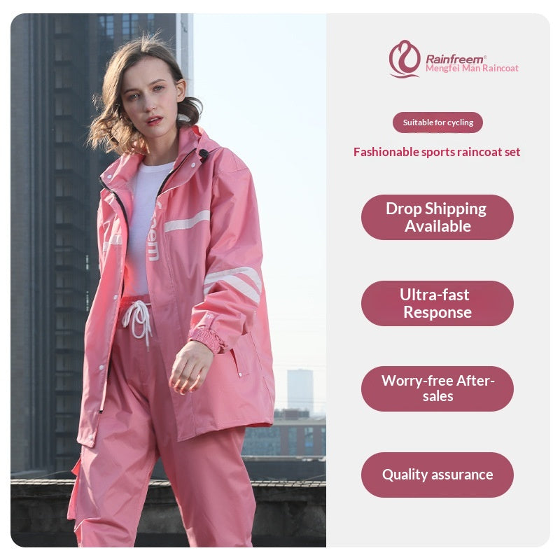 Electric Vehicle Raincoat Set Full-body